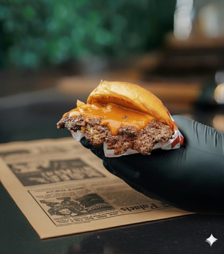 Smashed Chili Cheese Burger