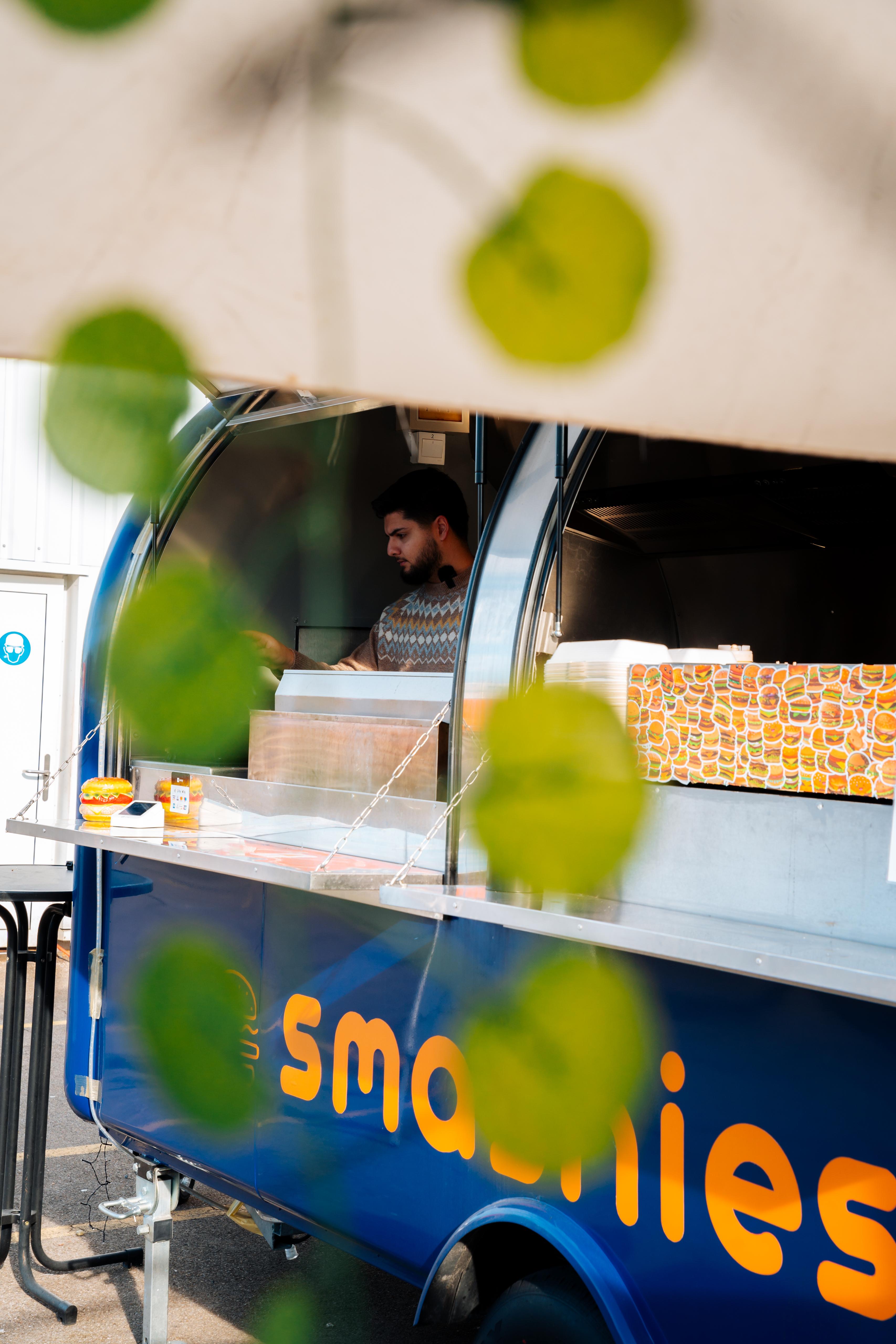 Smashies Truck Cooking